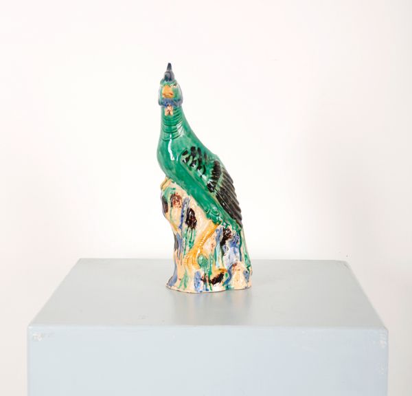 CHINESE BLUE GROUND VASE