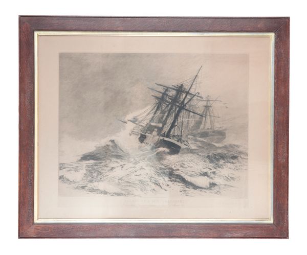 AFTER W.L. WYLLIE 'ESCAPE OF H.M.S. CALLIOPE'