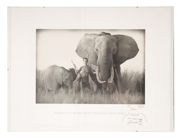 RANDALL JAY MOORE (20TH CENTURY), Elephant Guardian