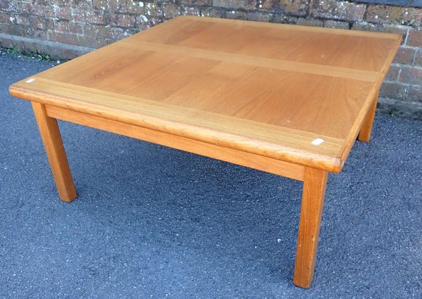 A DANISH MID-CENTURY MODERN STYLE TEAK COFFEE TABLE BY A.B.J.