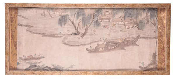 A CHINESE LANDSCAPE SCROLL