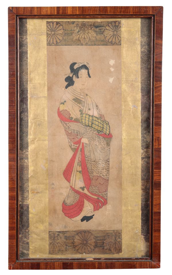 JAPANESE SCHOOL, 19TH CENTURY Portrait of a lady, possibly an actor