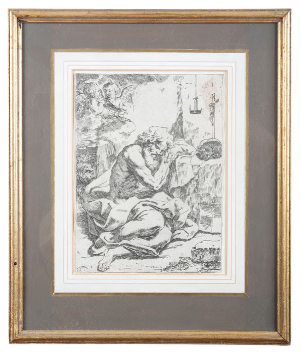 LORENZO LOLI (C.1612-1691) 'St Jerome Sleeping'