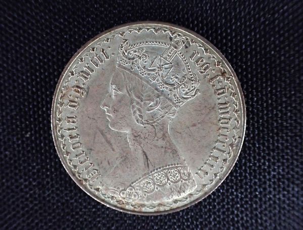 VICTORIA 'GOTHIC' FLORIN 1881