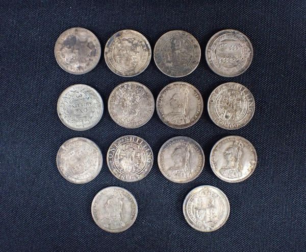 VICTORIA SHILLING, 1887 (9), AND OTHERS