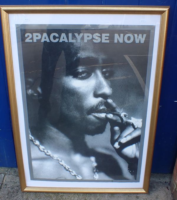 A 2PAC POSTER - ‘2PACALYPSE NOW’