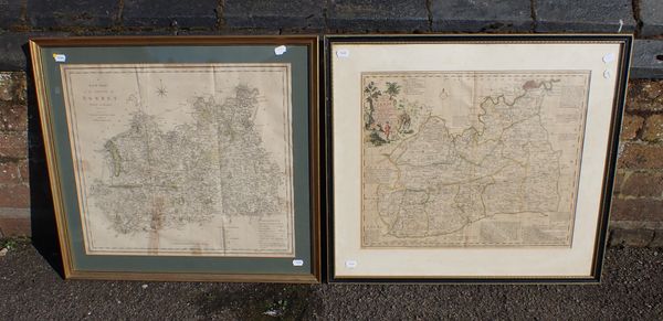 EMAN. BOWEN: 'AN ACCURATE MAP OF THE COUNTY OF SURREY'