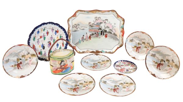 TEN JAPANESE EXPORT CERAMICS