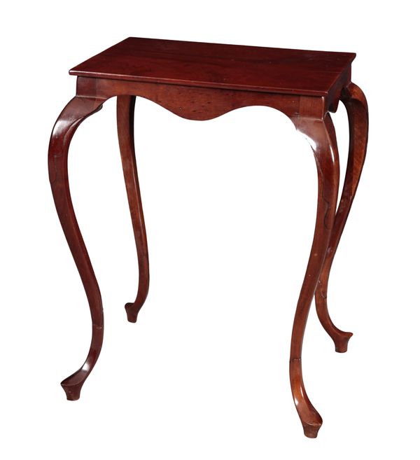 A GEORGE II STYLE MAHOGANY OCCASIONAL TABLE