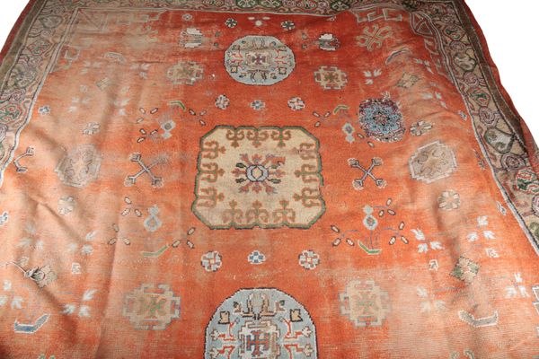 A LARGE TURKISH COUNTRY HOUSE CARPET