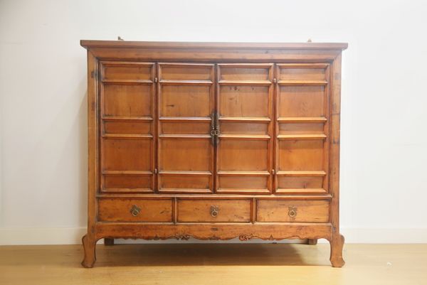 A CHINESE HARDWOOD CABINET