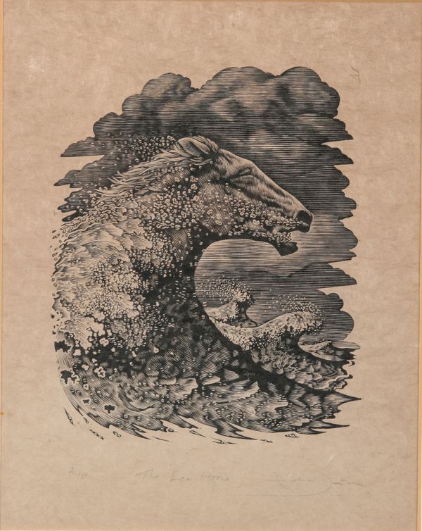 *ANDREW DAVIDSON (B.1958) 'The Sea Horse'