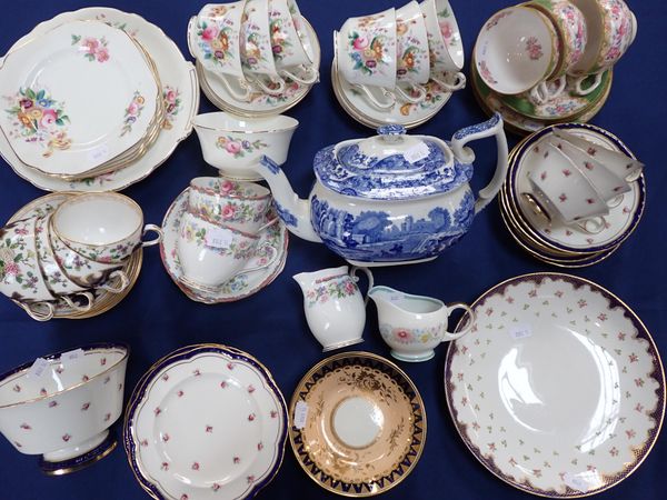 A COALPORT 'JUNETIME' PART TEA SET