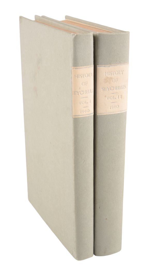 BRADLEY, JOHN: ‘THE HISTORY OF THE SEYCHELLES’