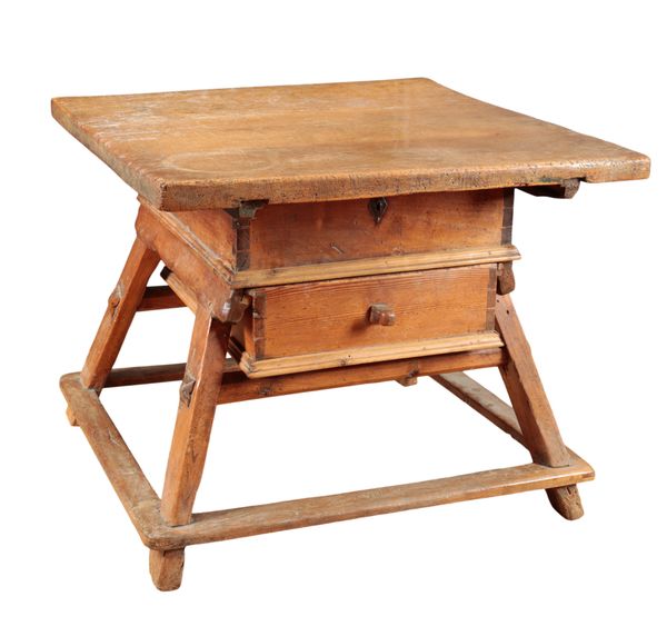 A CONTINENTAL FARMHOUSE TABLE OR JOGLTISCH