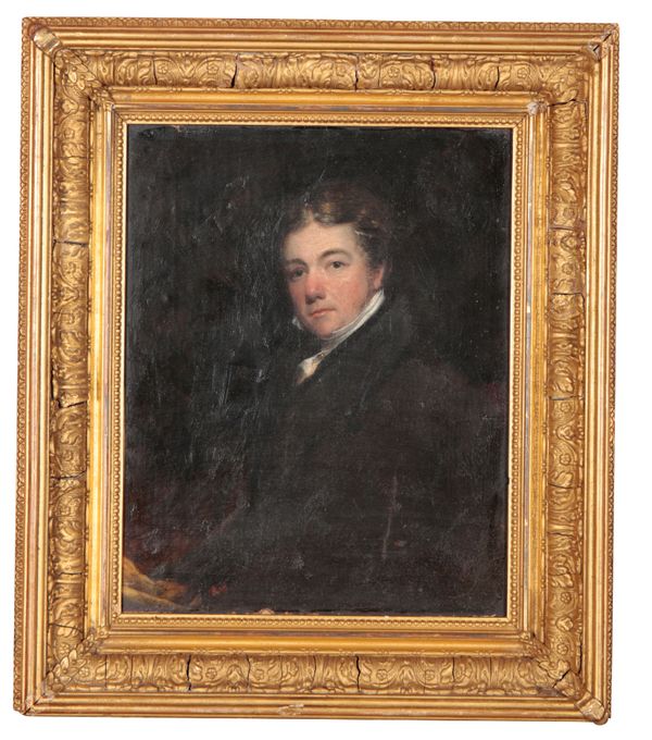 ENGLISH SCHOOL, 19TH CENTURY A portrait of a gentleman