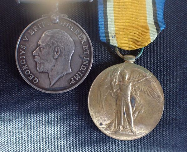 BRITISH WAR AND VICTORY MEDAL PAIR