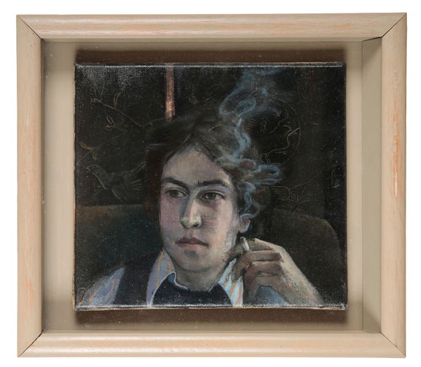 *DAVID TINDLE (B.1932) ‘Young man with a cigarette - to Graham’