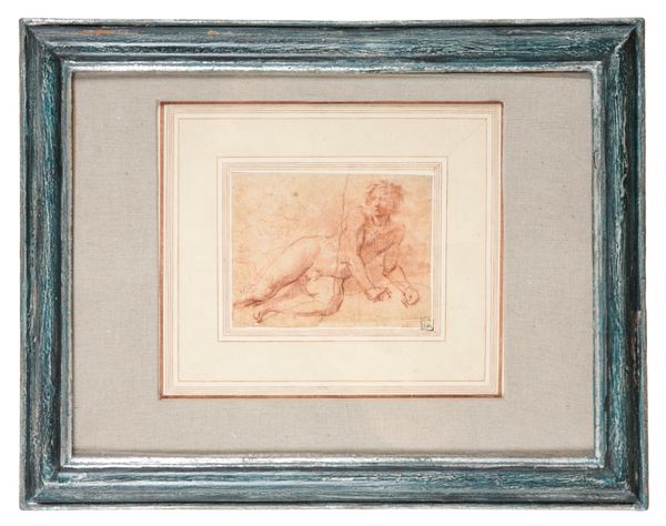 ATTRIBUTED TO ANDREA DEL SARTO (1486-1530/1) Male nude study