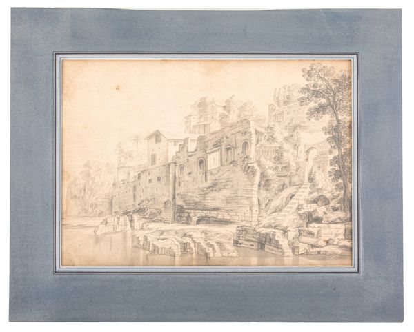 CONTINENTAL SCHOOL, 18TH CENTURY An Italian riverside townscape