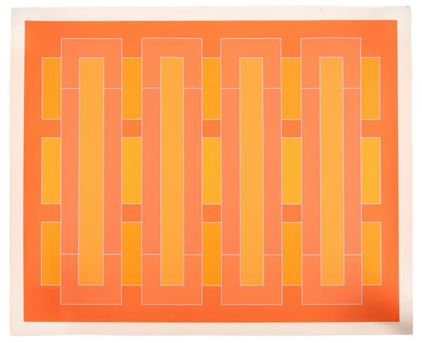 *PETER STROUD (1921-2012) Untitled (geometric design)