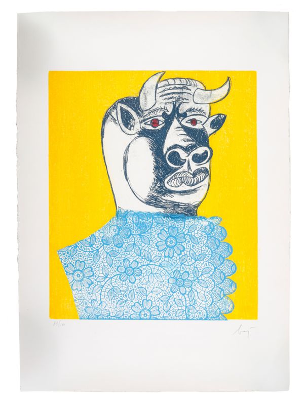 *ENRICO BAJ (1924-2003) 'Minotaur'