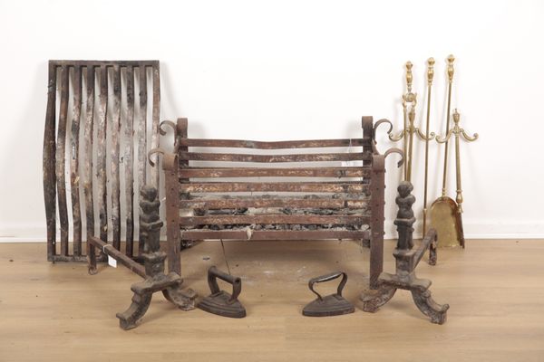 A CAST IRON GRATE