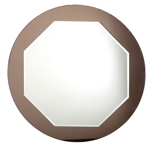 AN ART DECO STYLE CIRCULAR MIRROR