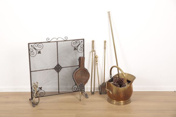 A COLLECTION OF FIRESIDE TOOLS