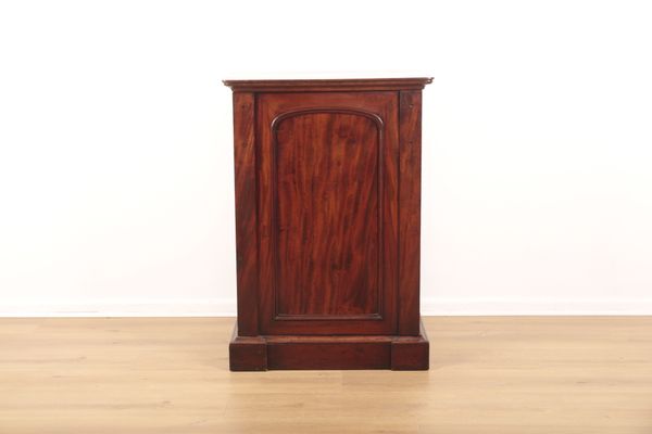 A VICTORIAN MAHOGANY PIER CABINET