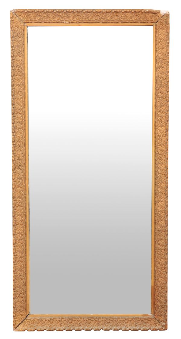 A GILTWOOD PIER MIRROR
