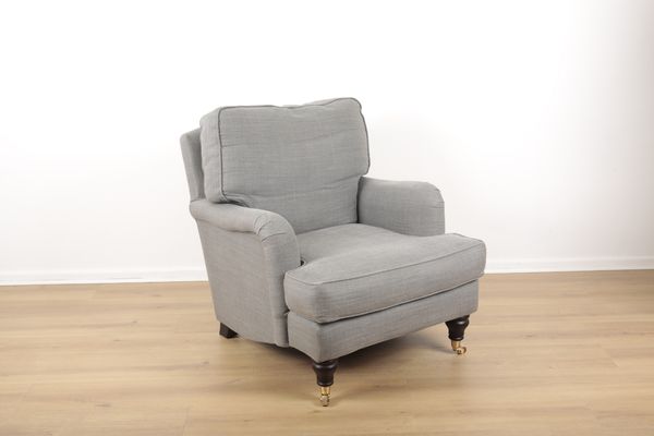 A CONTEMPORARY EASY ARMCHAIR