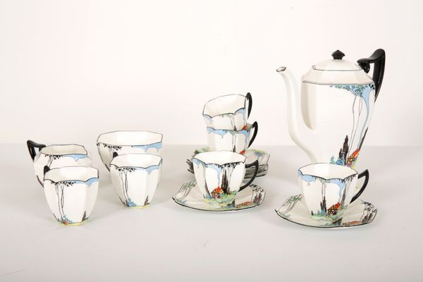 A SHELLEY BONE CHINA COFFEE SERVICE