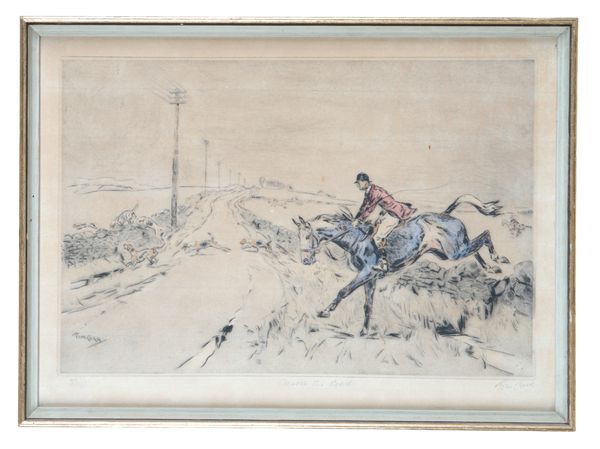 TOM CARR (1912-1977) Two Hunting Prints