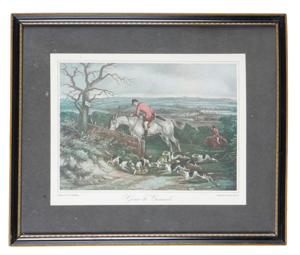 F.C. TURNER (1795-1846) Four hunting scenes