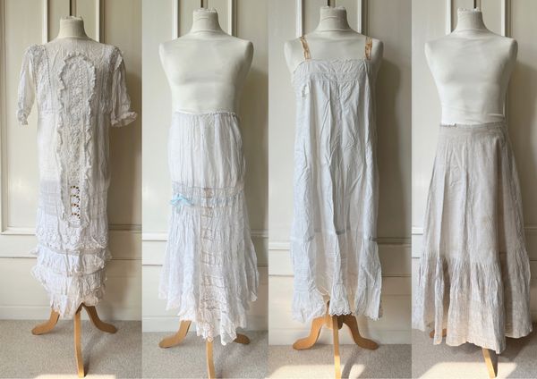 A LARGE QUANTITY OF WOMEN'S COTTON AND LACE GARMENTS
