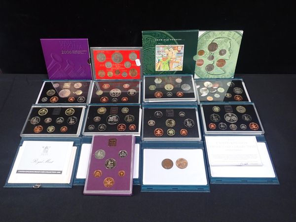 A COLLECTION OF U.K. PROOF DECIMAL COIN SETS