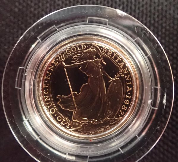 1987 BRITANNIA 1/10 OUNCE GOLD PROOF COIN