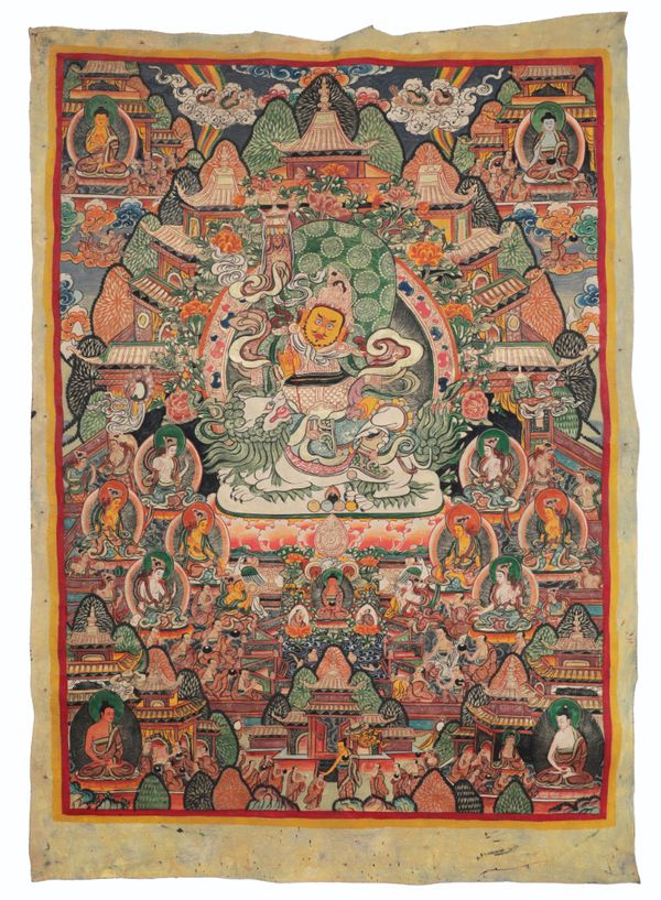 A SINO-TIBETAN THANGKA