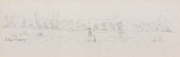 *LELIA PISSARRO (B.1963) 'Anita et Milan en promenade'