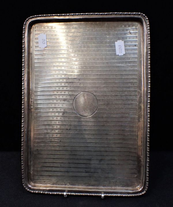 A SILVER TRAY