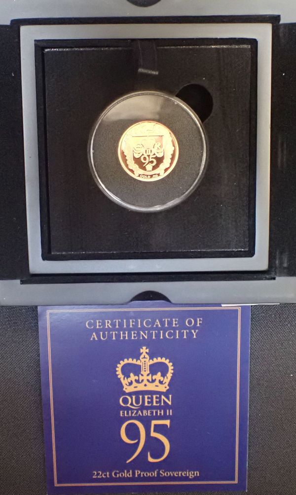 GOLD PROOF SOVEREIGN, ISLE OF MAN 2021