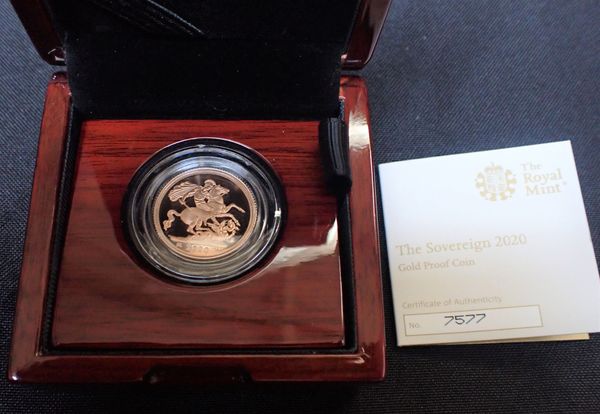 GOLD PROOF SOVEREIGN 2020