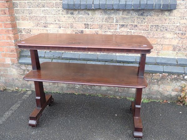 AN EARLY VICTORIAN MAHOGANY BUFFET