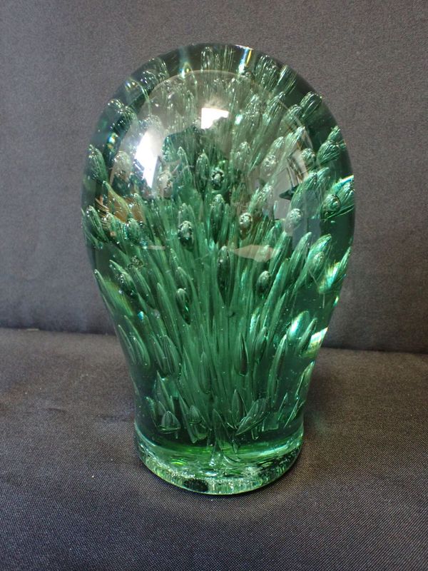 A LARGE VICTORIAN  CASTLEFORD TYPE GREEN GLASS DUMP