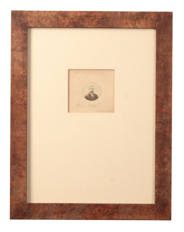 ROYAL INTEREST: A SIGNED PHOTOGRAPHIC PORTRAIT OF PRINCE GEORGE, DUKE OF YORK, THE FUTURE KING GEORGE V