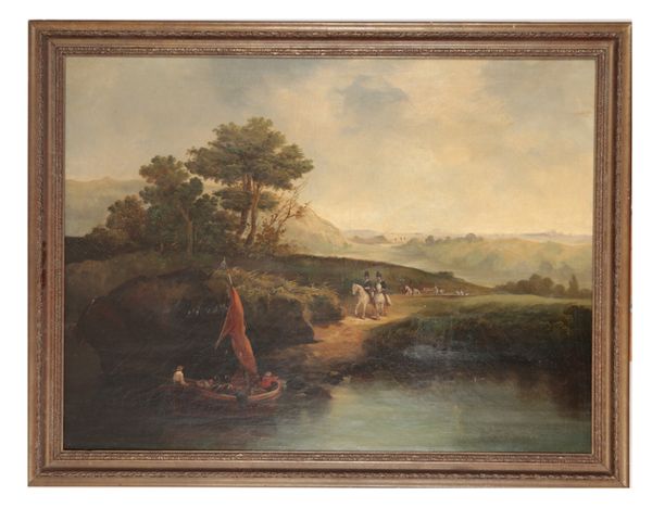 CONTINENTAL SCHOOL, 19TH CENTURY A river landscape