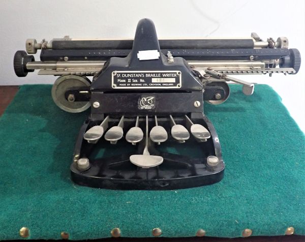 A ST. DUNSTAN'S BRAILLE WRITER