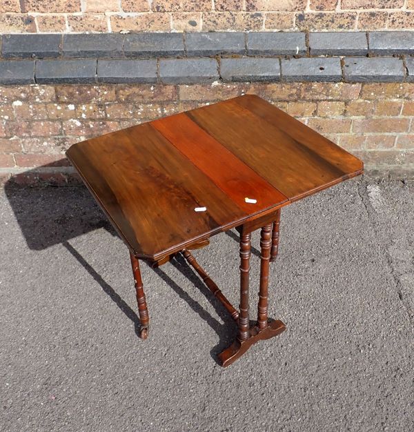 A WALNUT SUTHERLAND TABLE