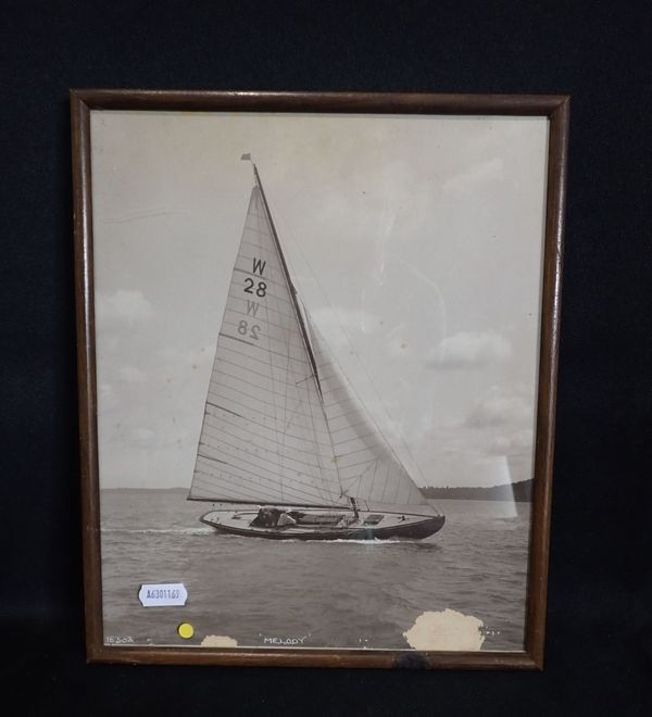 BEKEN AND SON: A PHOTOGRAPH OF THE RACING YACHT ‘MELODY’